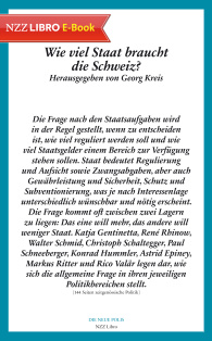 Wie viel Staat braucht die Schweiz?