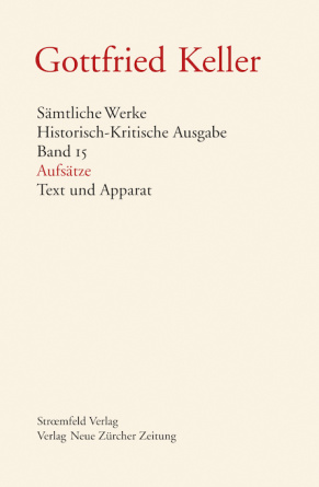 Sämtliche Werke. Historisch-Kritische Ausgabe, Band 15