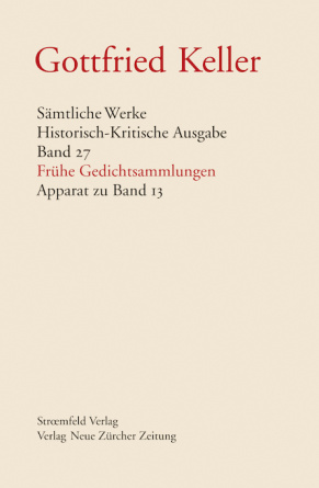 Sämtliche Werke. Historisch-Kritische Ausgabe, Band 27